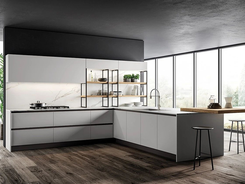 Interior Design  Furniture Storage Island Cuisine Cupboard Kitchen Cabinet for Villa