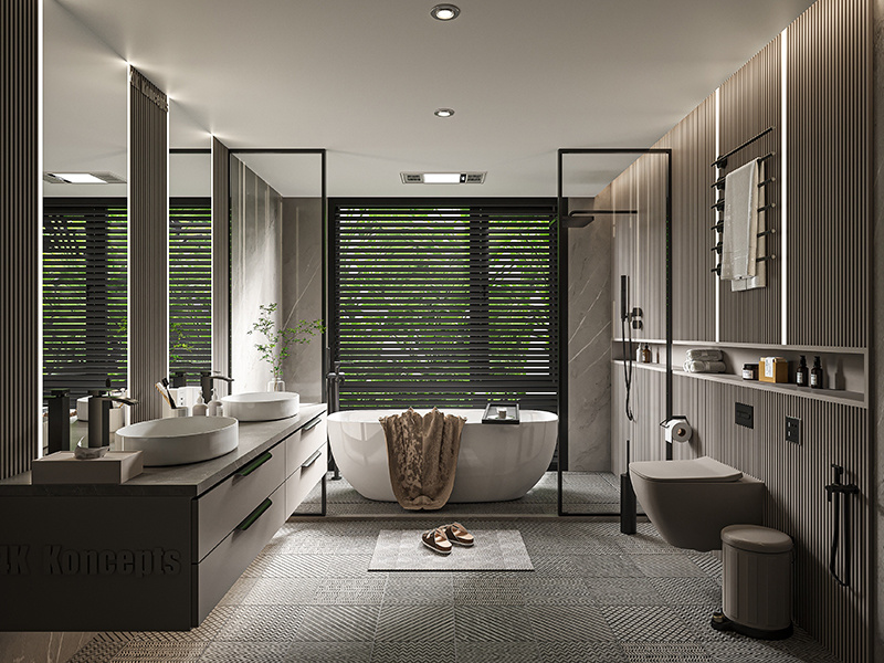 Juego de luces de espejo de alta calidad para baño, gabinetes, tocador de baño contemporáneo de lujo con lavabo