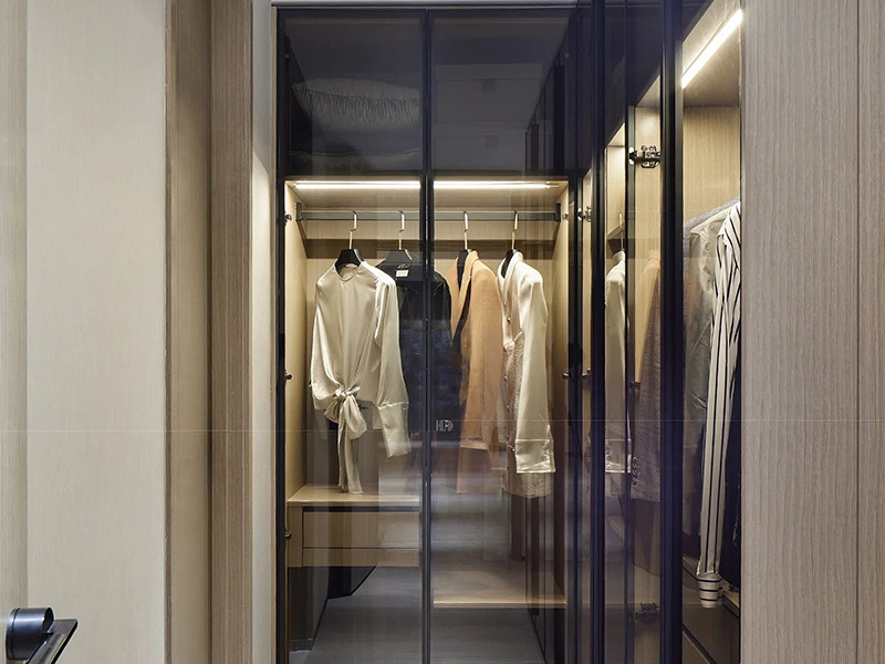 European Modular System Walk In Closet Bedroom Furniture