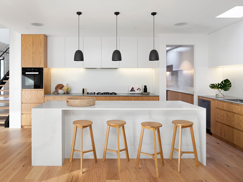 Kitchen Cabinet Usa Cupboards Ready to Assemble Modular Wooden Beige Kitchen Cabinet Supplier