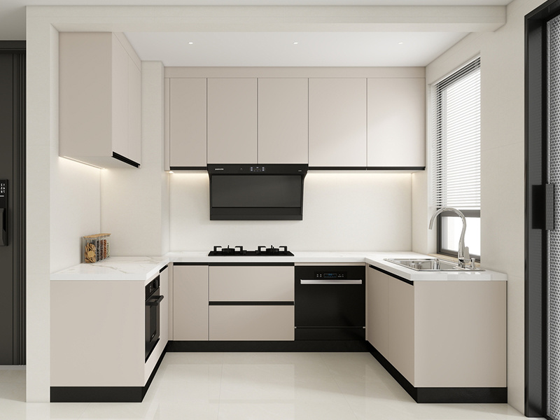 Smart Kitchen  Modern Lacquer Durable Island Pantry Units Cuisine Cabinet