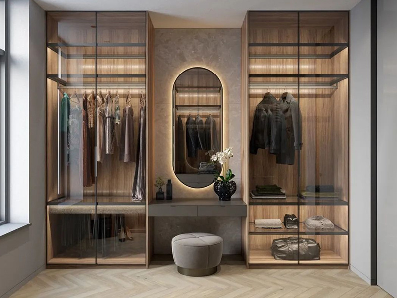 New Design Large Wall Mounted Clothing Storage Cabinet Walk In Closet