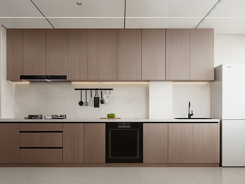 Manufacturer Solid Wood Kitchen Cabinets High Quality Acrylic Custom Modular Cabinets Kitchen Ready To Assemble