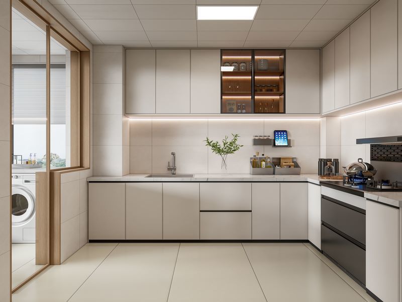 Venta directa de fábrica, diseño personalizado de gabinetes de cocina de melamina MDF, muebles de cocina. Precio mayorista de fábrica