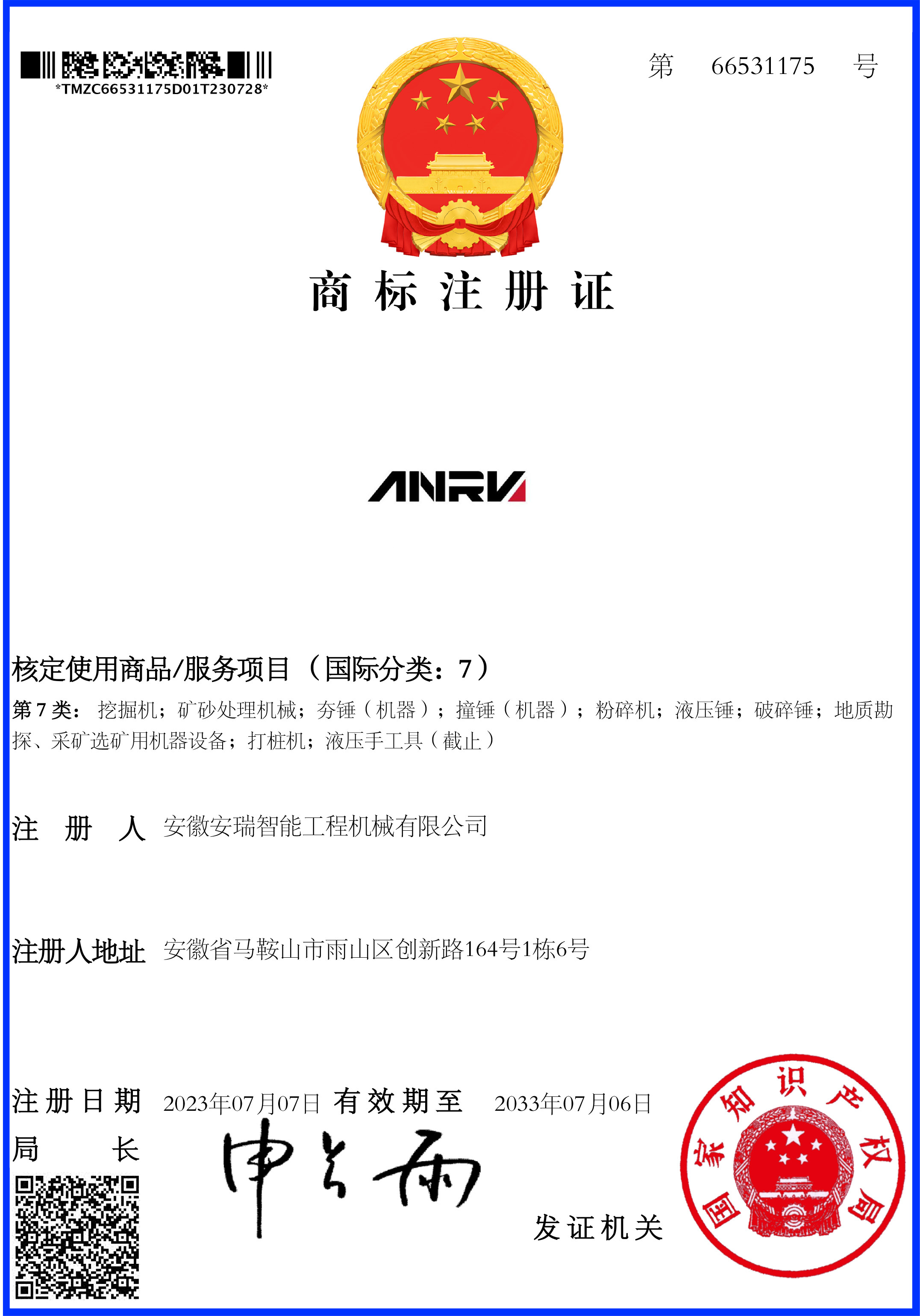 Trademark Certification Trademark Certification