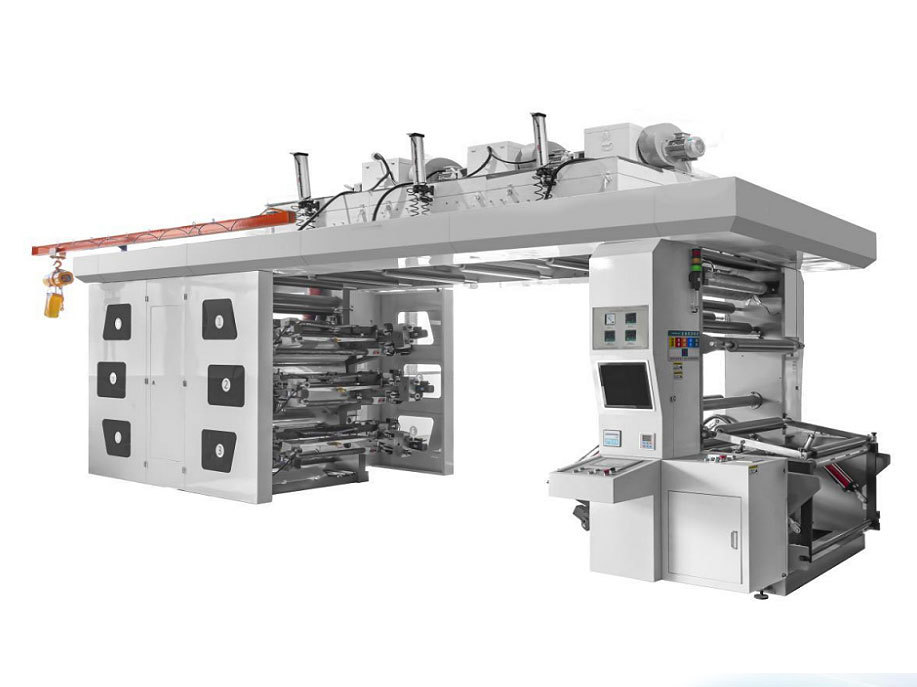 1.The central impression ( central drum ) flexographic printing machine