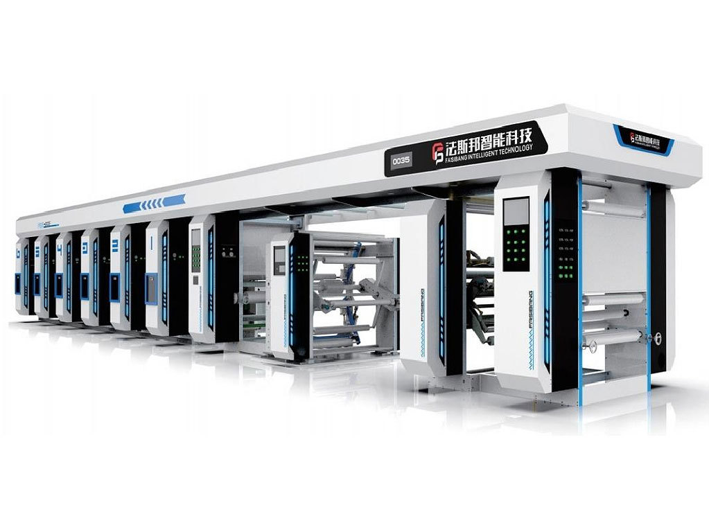 2.Standard Electronic Shaft Non-Stop Automatically Receiving Material High Speed Rotogravure Printing Machine