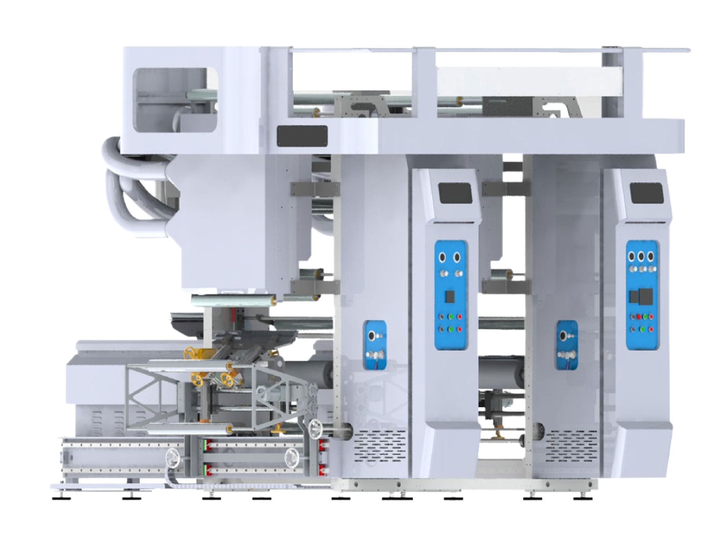 High-speed fully automatic electronic shaft-connected printing machine