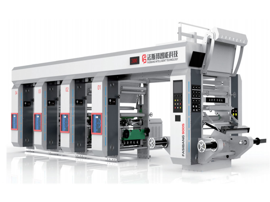 Standard Electronic Shaft High  Speed Plastic Bag Rotogravure Printing Press