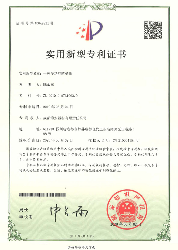 一種多功能防暴槍 一種多功能防暴槍