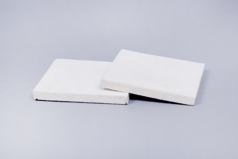 Carbonized Australian wool Felt