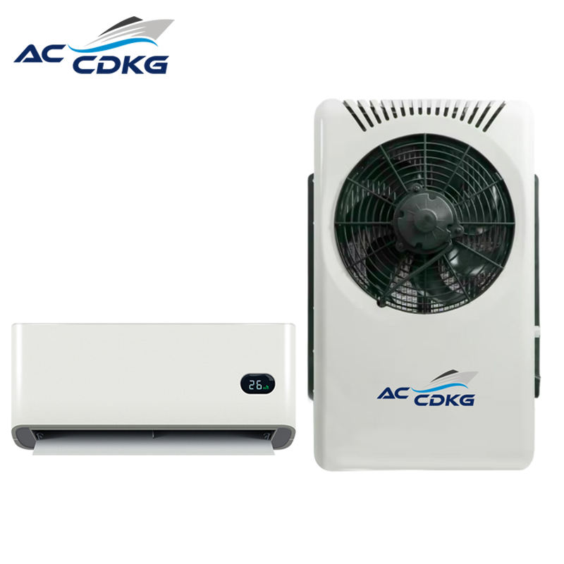 New 12V Split Roof Top Air Conditioner 24 Volt Parking AC Fan RV Truck Bus Caravan Camper Refrigeration Manufacturing Purpose