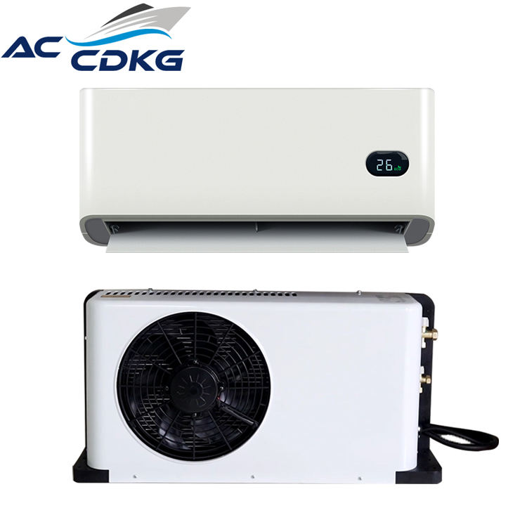 Battery Powered Parking Cooler 12v 24v air Conditioner for Rv Truck Van caravan