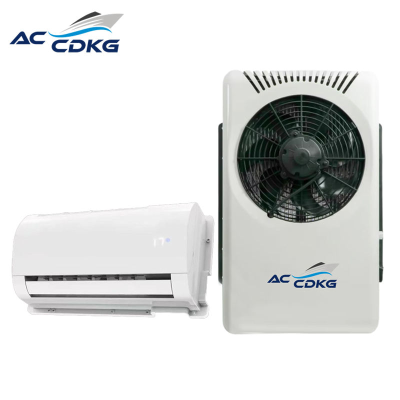 Factory Wholesale 12v 24v Electric Parking Air Conditioner Wall-Mounted Roof Top for RV & Split Truck for Auto Parking