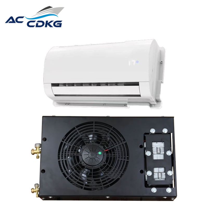 High Quality Custom 12V 24V Electric Air Conditioner Split Truck RV Parking Cooler Wall-Mounted Roof-Top for Car Compressor AC