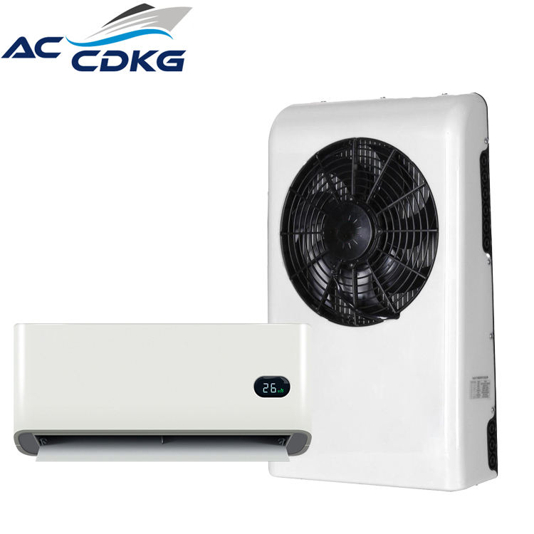 Split  Electric Parking  12V 24V Air Conditioner for Truck Excavator