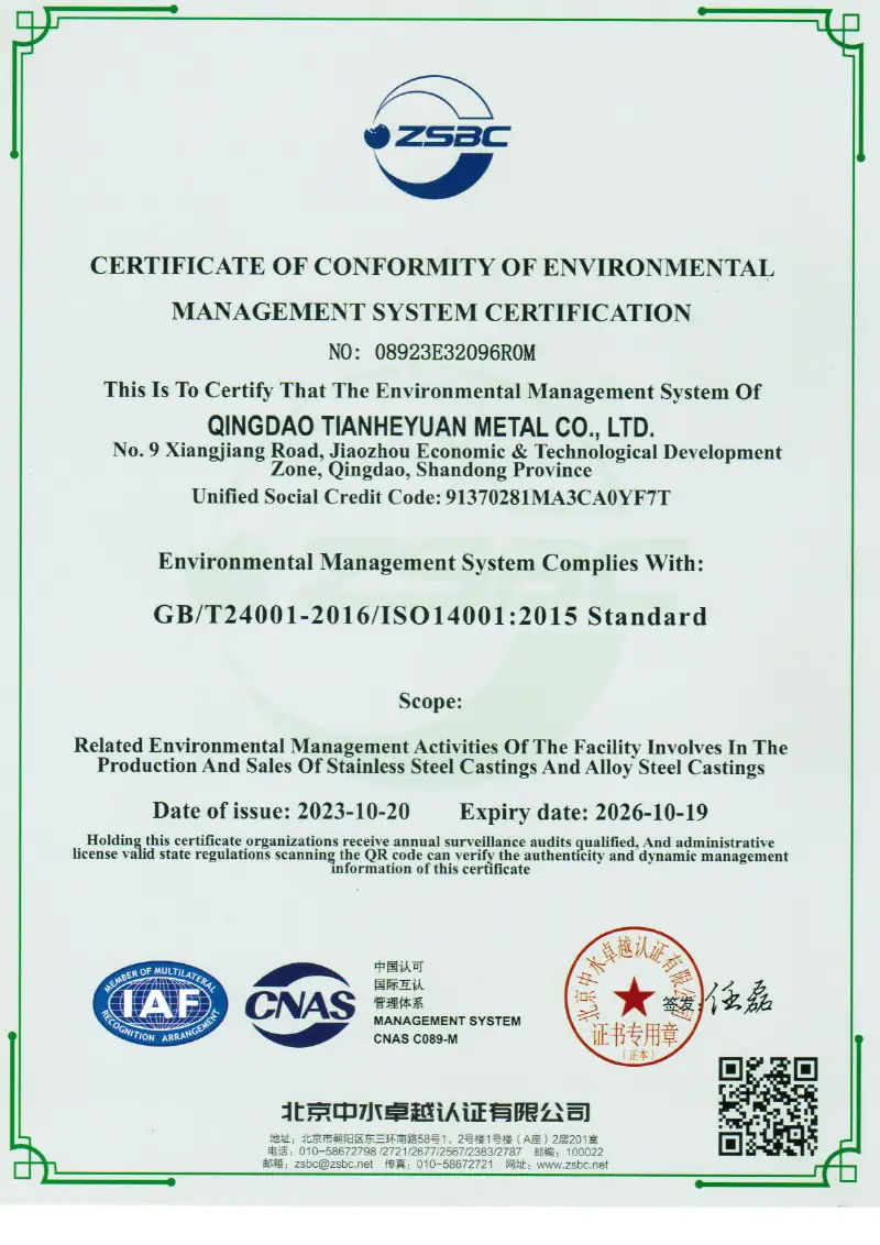 Certificates