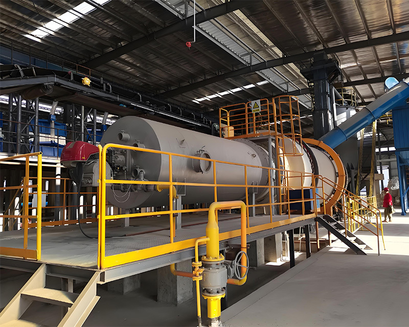 Gas hot air furnace