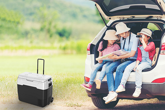 What should I pay attention to when receiving the new car refrigerator?