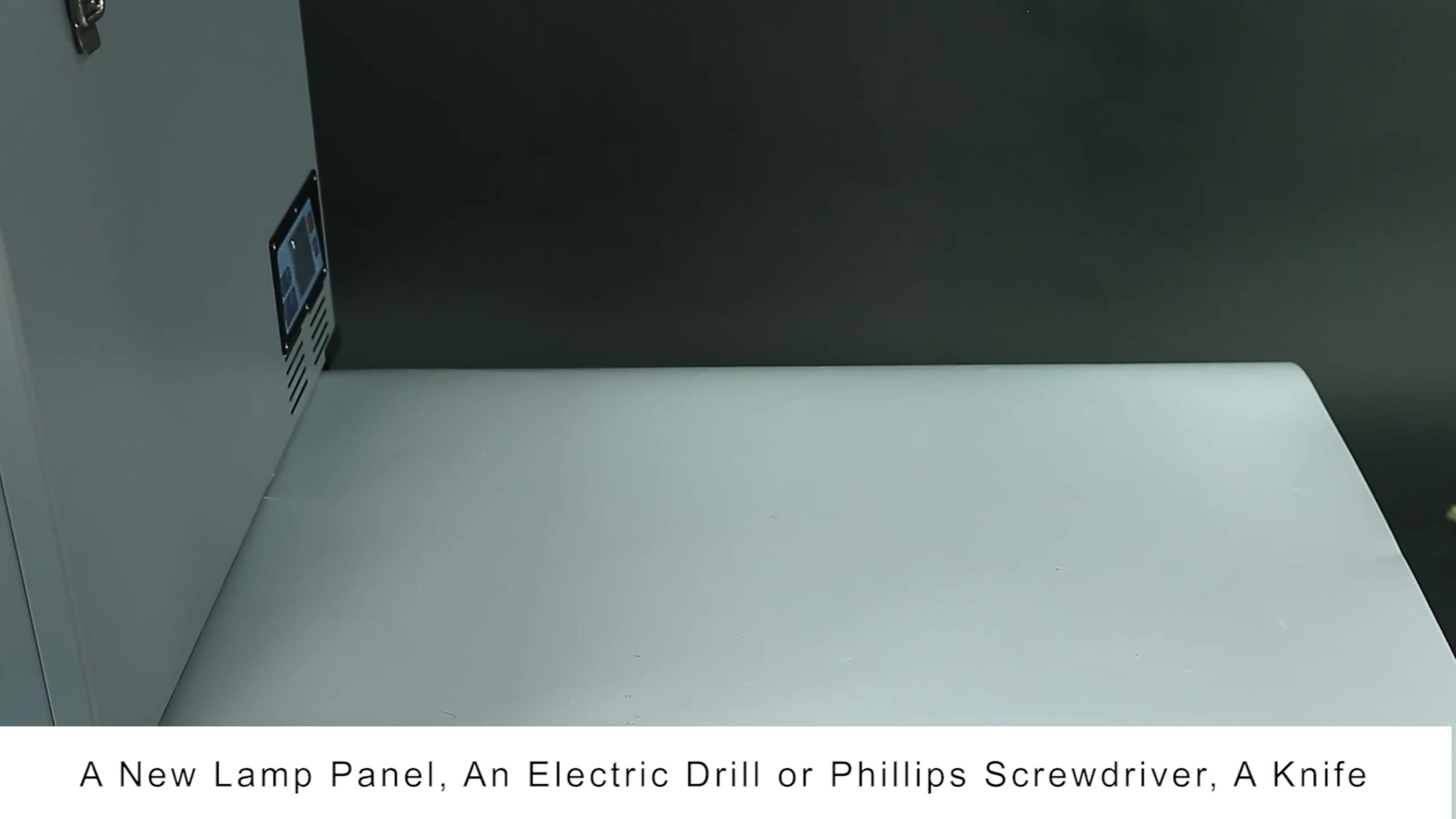 Lamp panel repair (single door).mp4 Lamp panel repair (single door).mp4