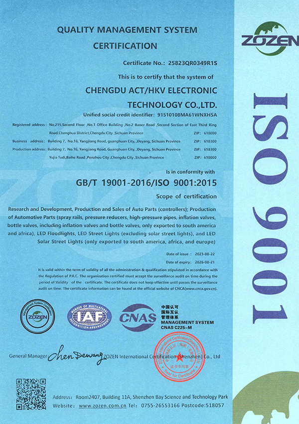 English version of the ISO 2023 report