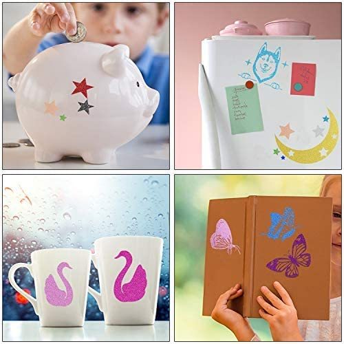 Wholesale Glitter Cardstock Paper Sheets Self-adhesive Sparkly Shinny Craft Paper for DIY Party Graduation Decor