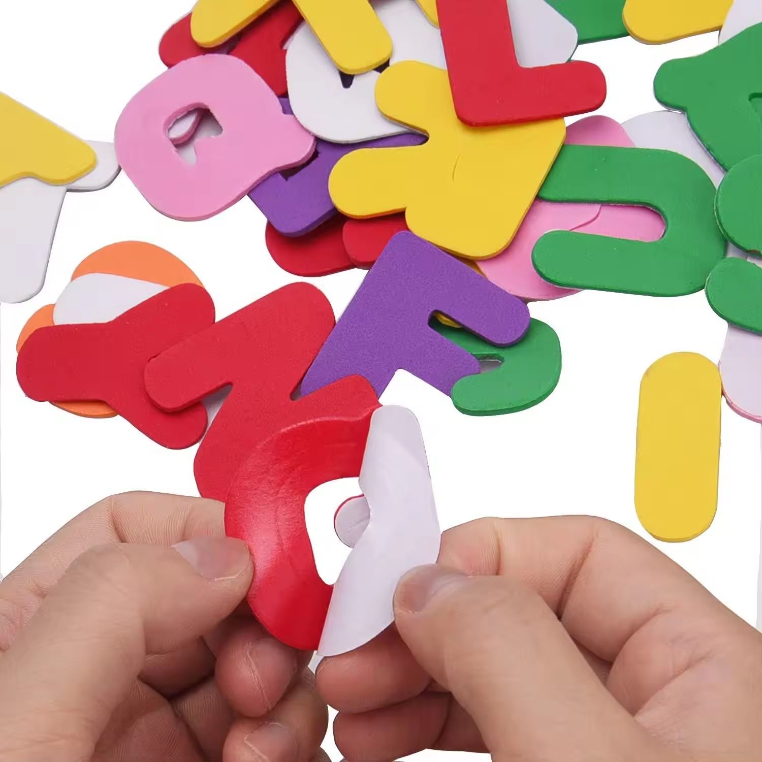 Three-Dimensional Foamy Sticker Toy Colorful Sticky Letter Alphabet Goma EVA Foam Sticker