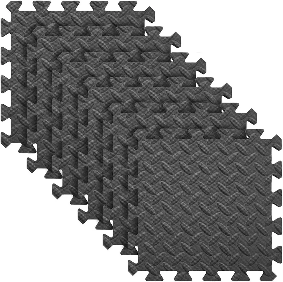 Wholesale Interlocking EVA Gym Foam Floor Mat Reversible Tiles (1m*1m) Protective Flooring for Gym Exercise Mat