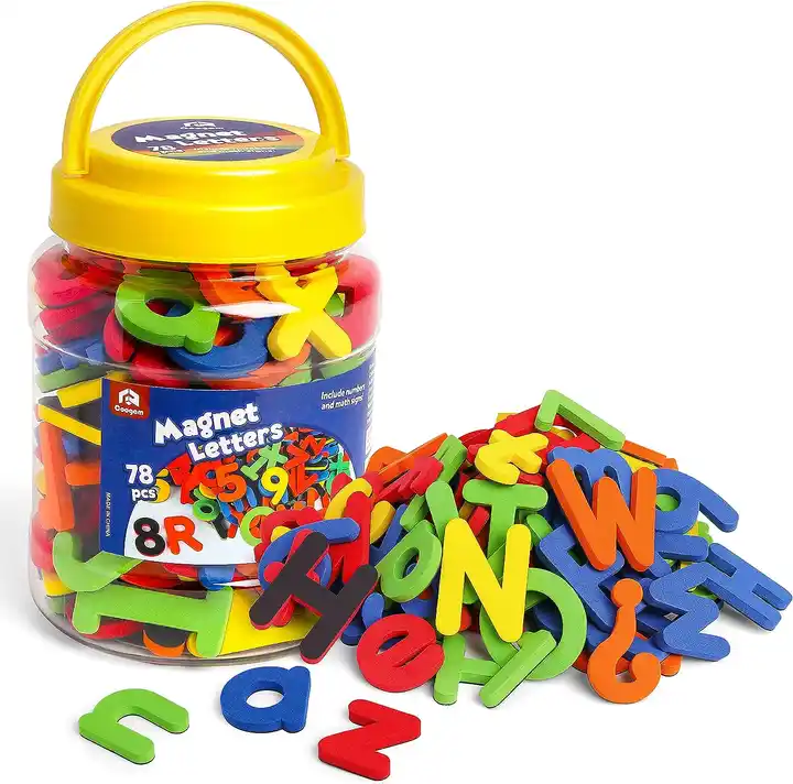Wholesale EVA Magnetic Letters Numbers Alphabet Fridge Magnets Colorful Educational Toy Set