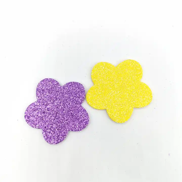 wholesale eva foam sheet glitter sunflower 2mm 1mm eva sticker for kids craft
