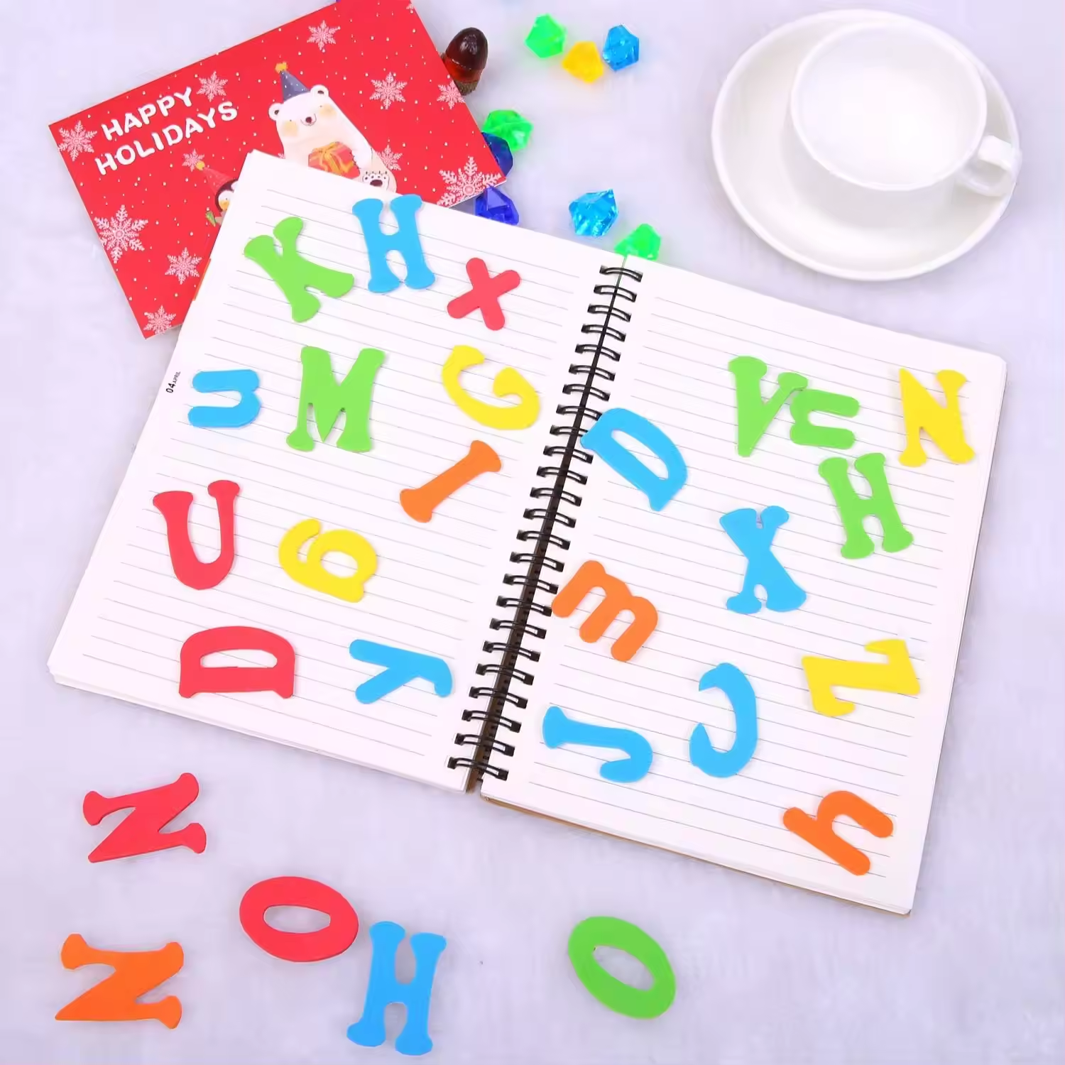 Three-Dimensional Foamy Sticker Toy Colorful Sticky Letter Alphabet Goma EVA Foam Sticker