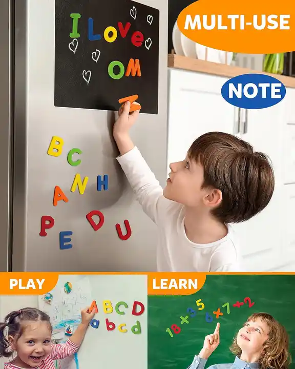 Wholesale EVA Magnetic Letters Numbers Alphabet Fridge Magnets Colorful Educational Toy Set