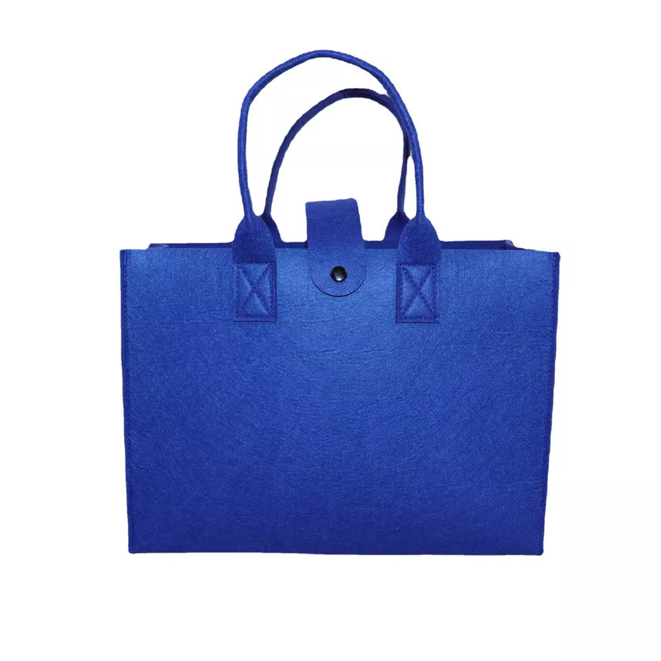Good Quality Factory direct new design casual Felt shopping bag trendy women tote handbag