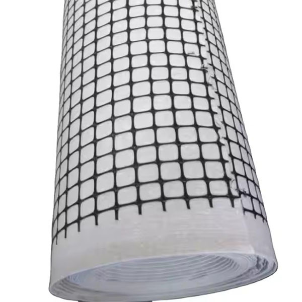 Combined Geogrid with Geotextile