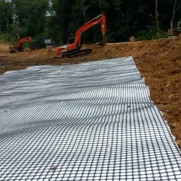 Nonwoven  geotextile composite geogrid