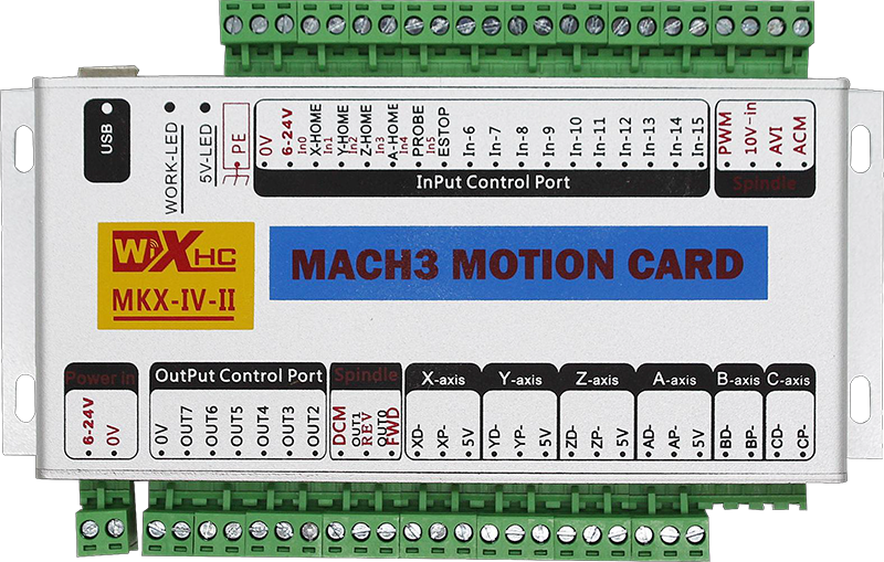 MACH3 XHC hareket kontrol kartı MKX-IV serisi