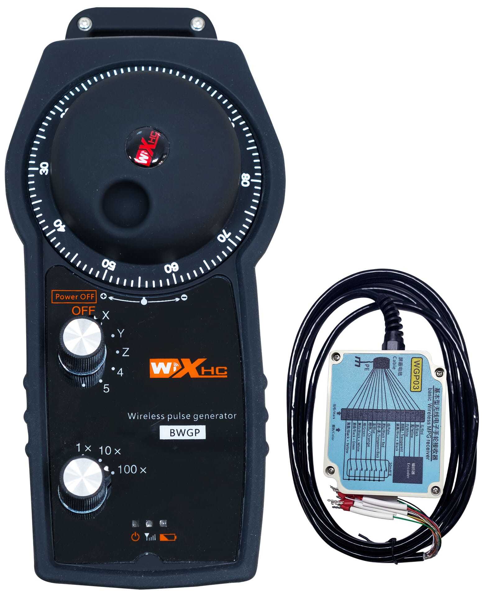 Kablosuz MPG el tekerleği CNC makinesi el tipi puls jeneratörü Synetc LNC CNC sistemi kablosuz elektronik el tekerleği işleme merkezi