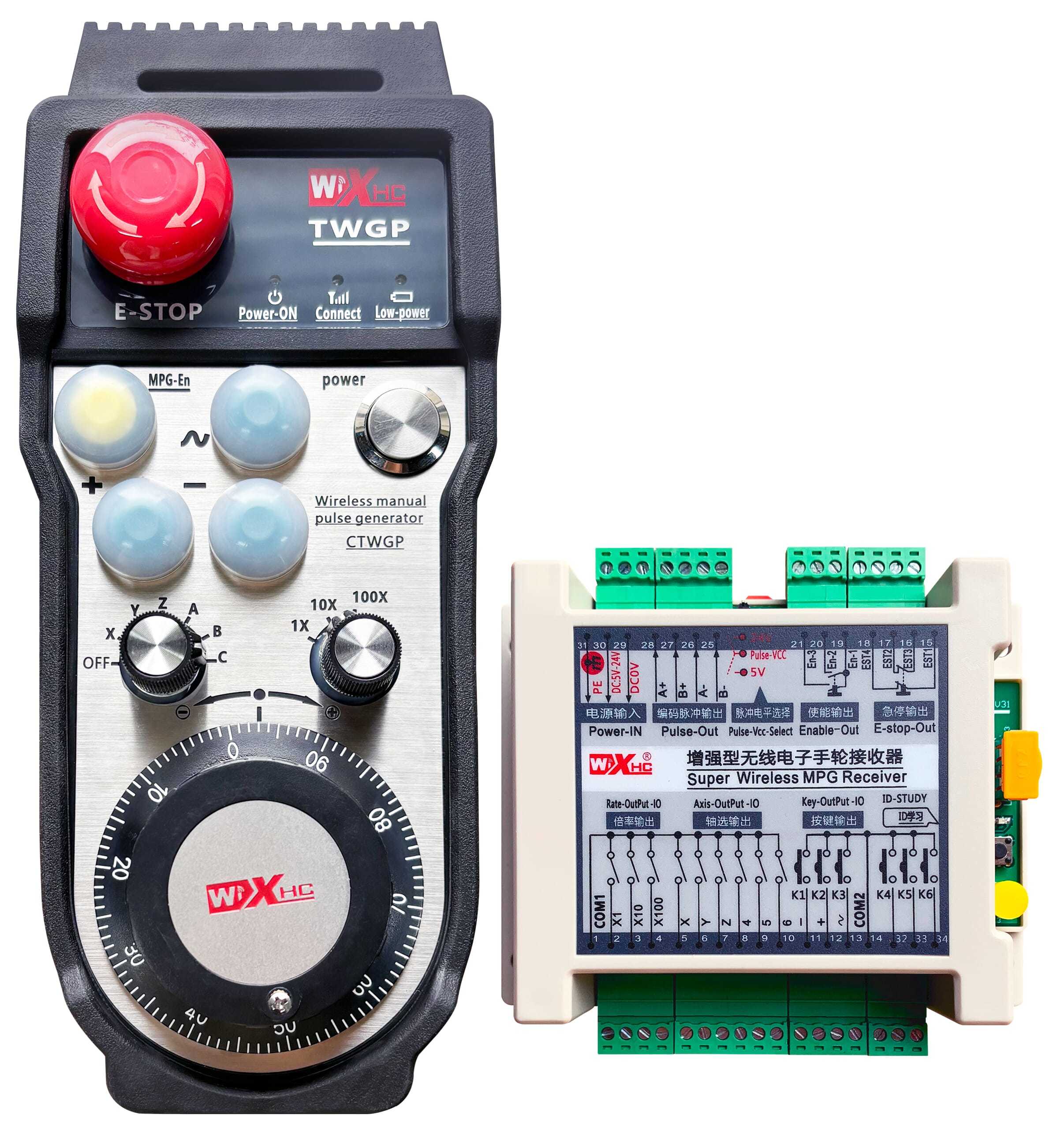 CNC sistemleri için kablosuz elektronik el tekerleğinin CNC Pulsör El Tekerleği sinetçi