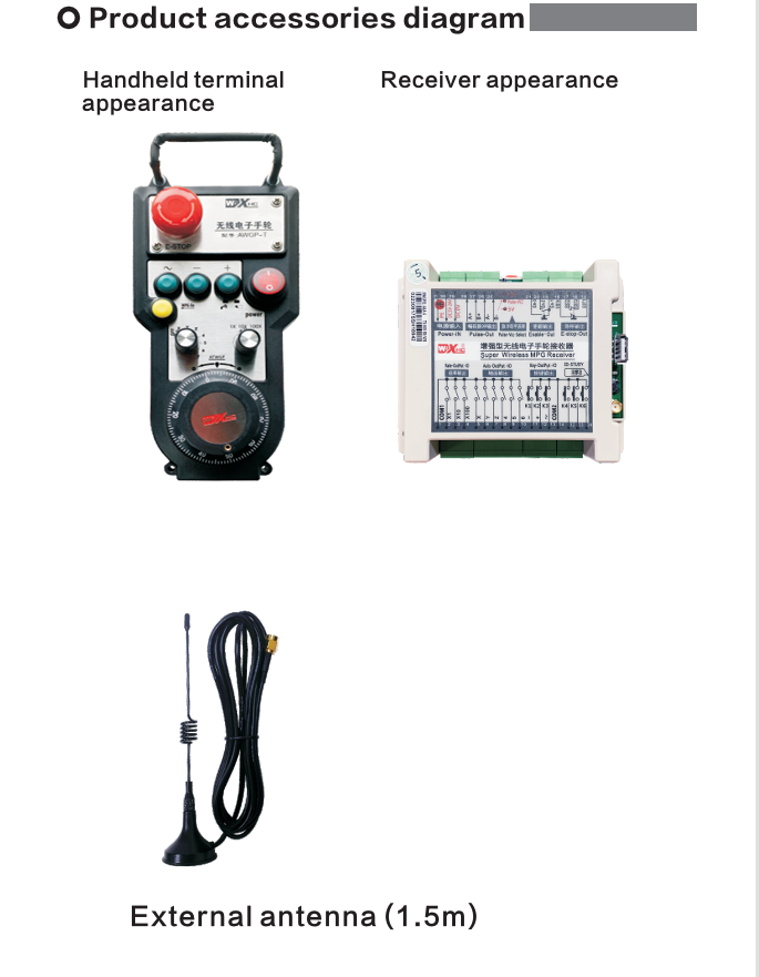 11-axis Wireless  electronic handwheel for Fanuc Lnc Siemens system