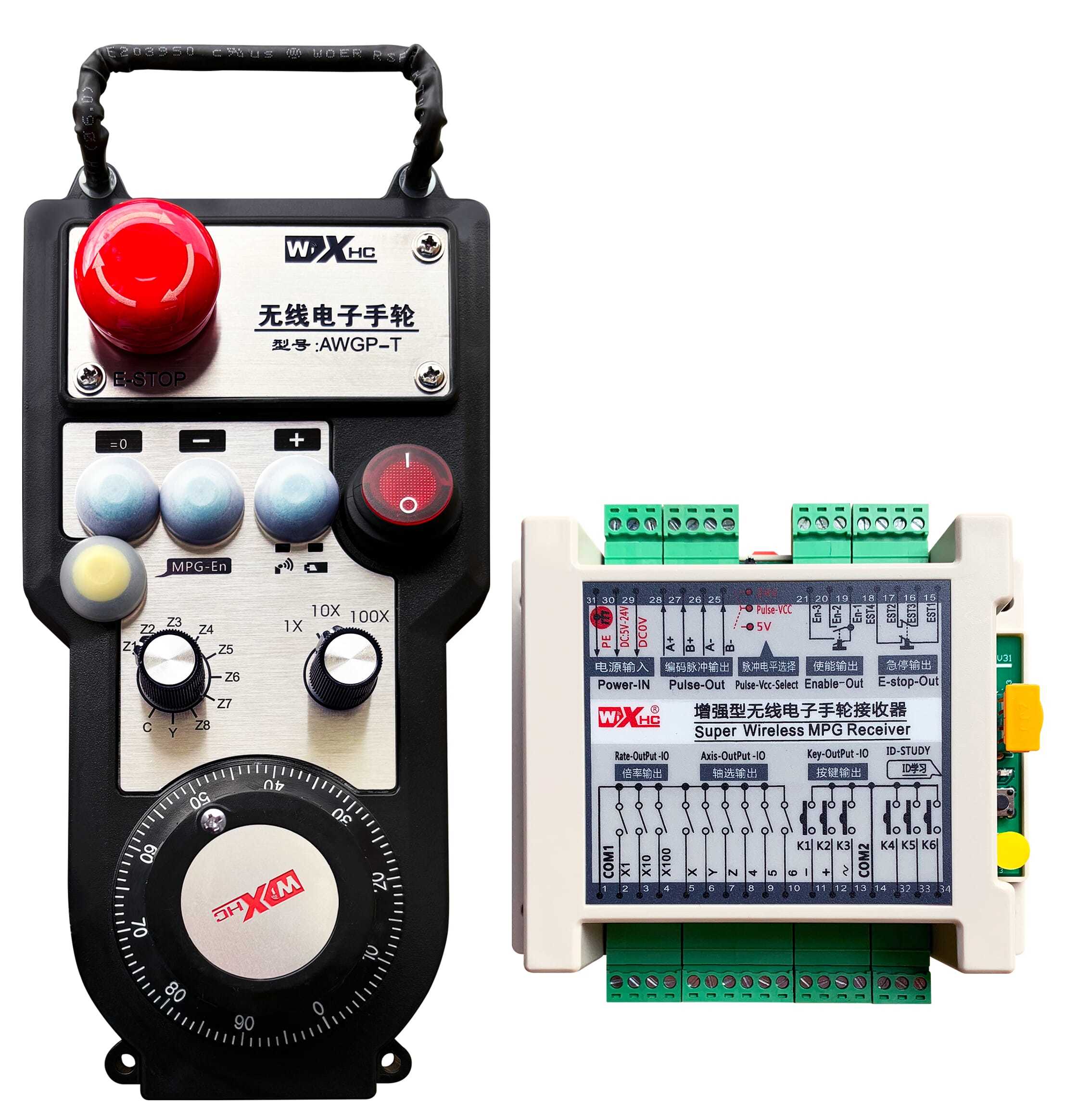 10 eksenli elektronik el tekerleği CNC işleme merkezi Fanuc Lnc sistemi CNC darbe jeneratörü