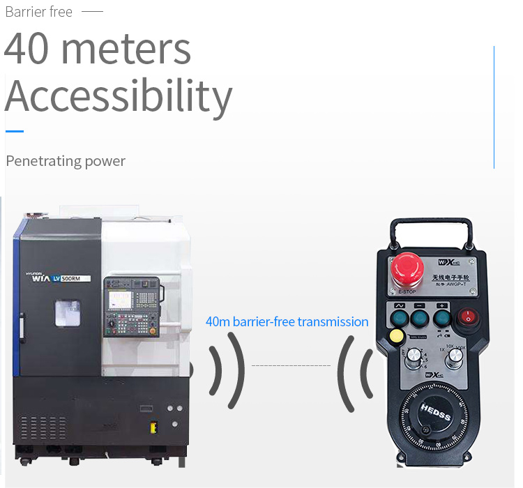12-axis Wireless  cnc manual pulse generator for Fanuc Lnc Siemens system