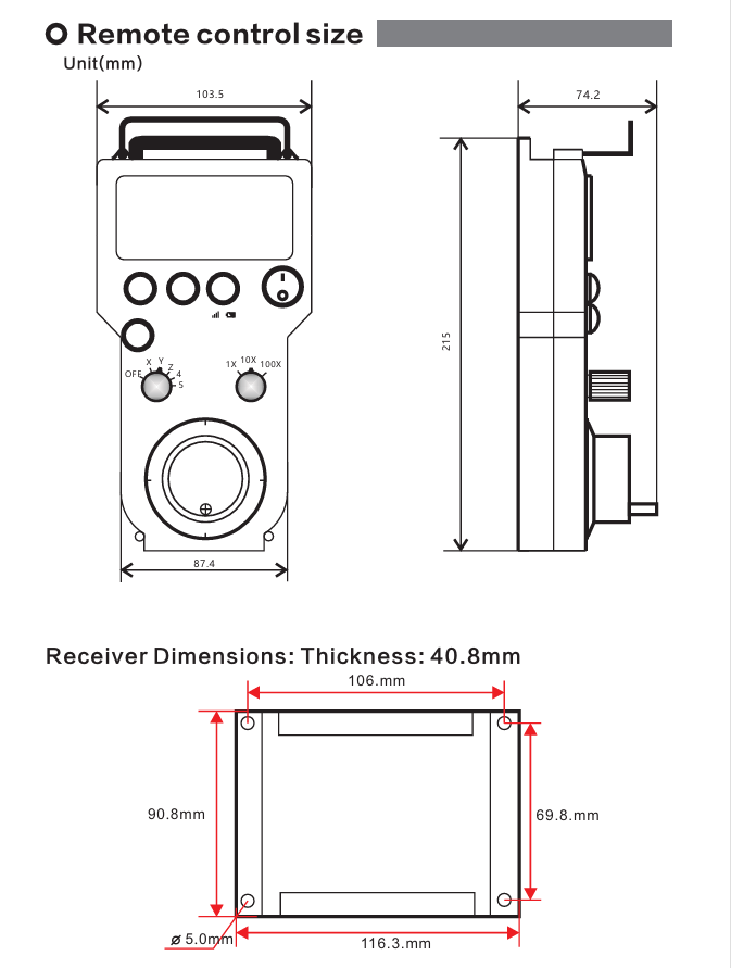 11-axis Wireless  electronic handwheel for Fanuc Lnc Siemens system