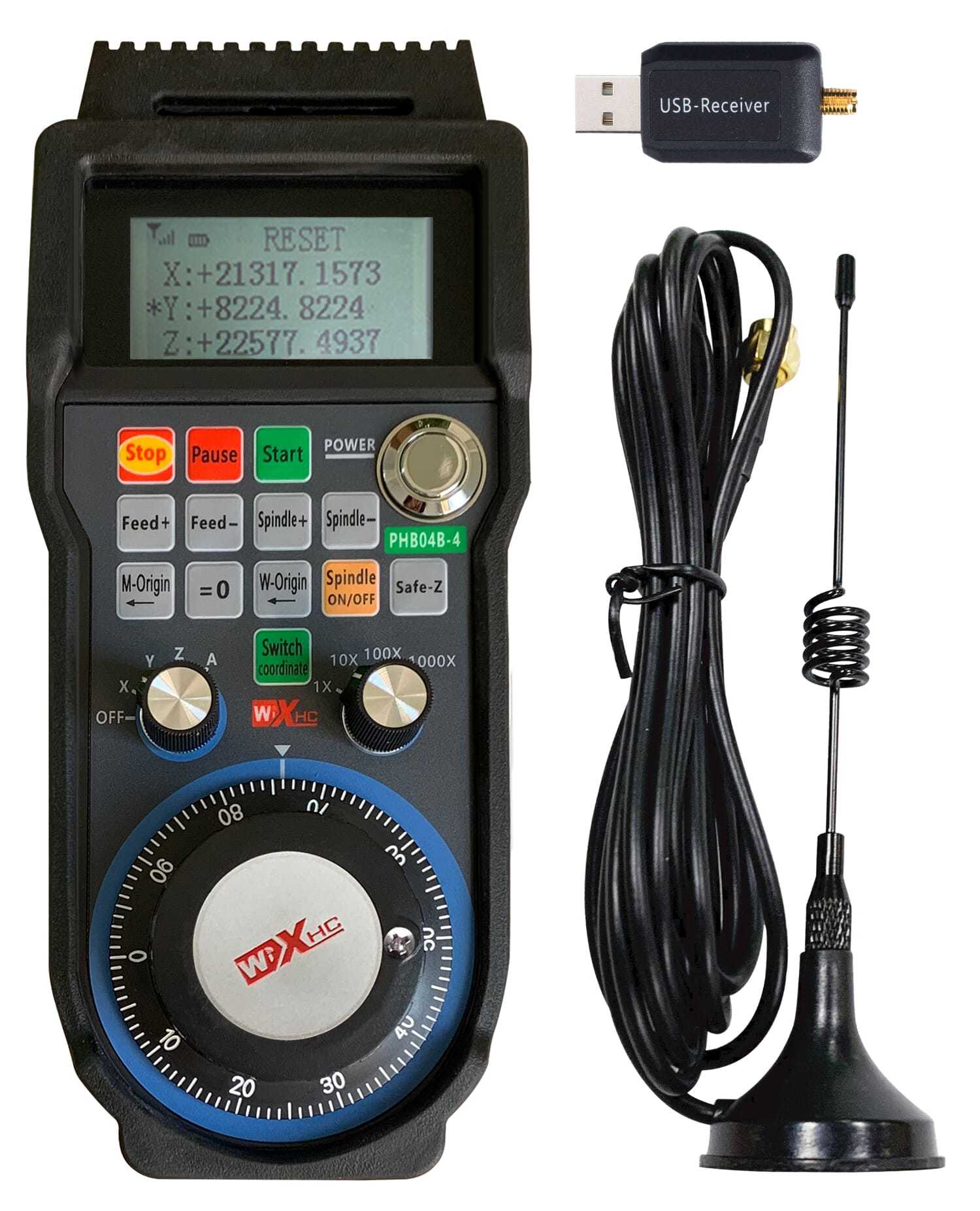 USB arayüzlü CNC plazma kesim uzaktan kumanda gravür makinesi 4/6 eksen elektronik kablosuz kumanda programlanabilir mil