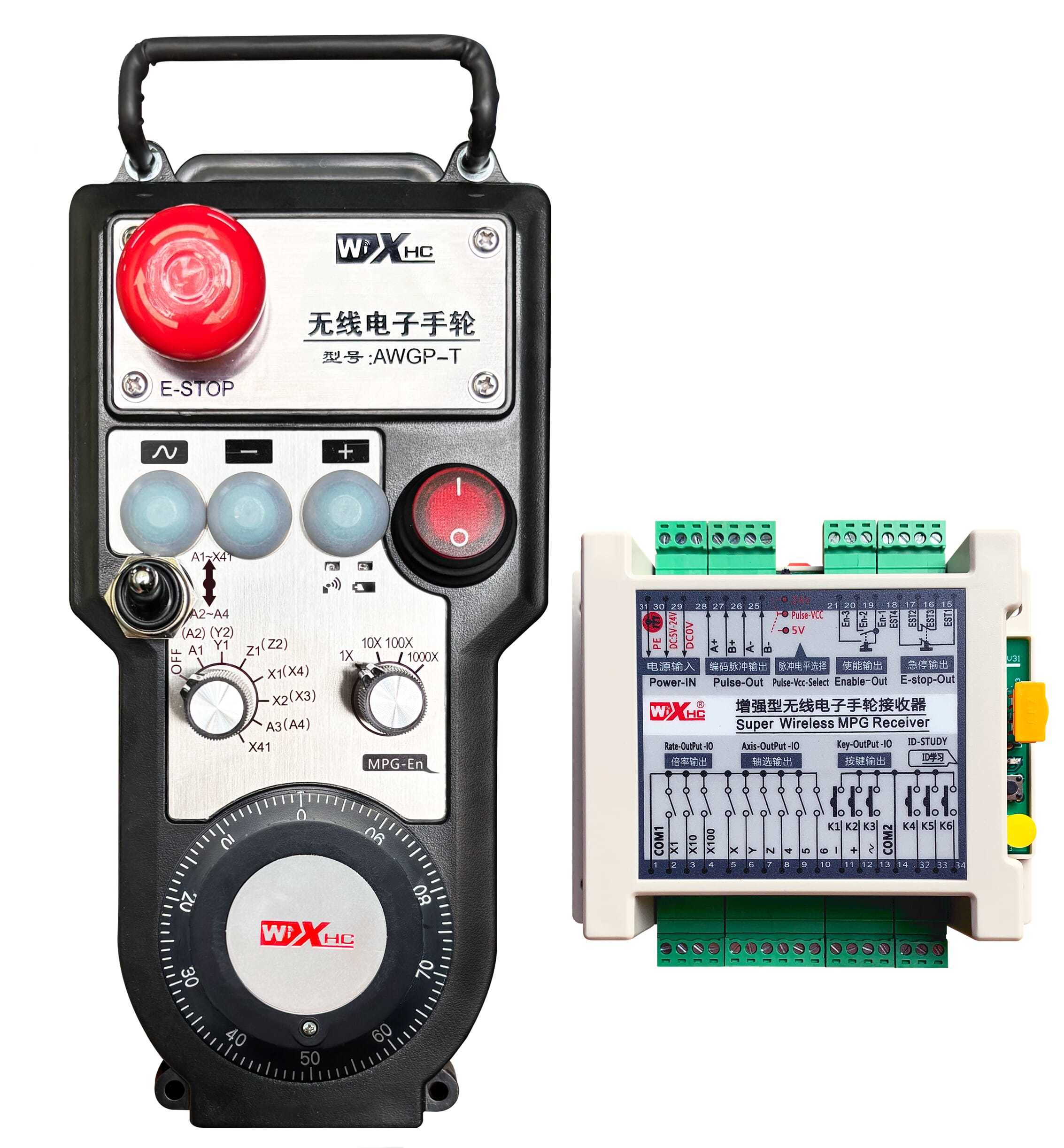 13-axis Wireless  CNC electronic handheld box for Fanuc Lnc Siemens system