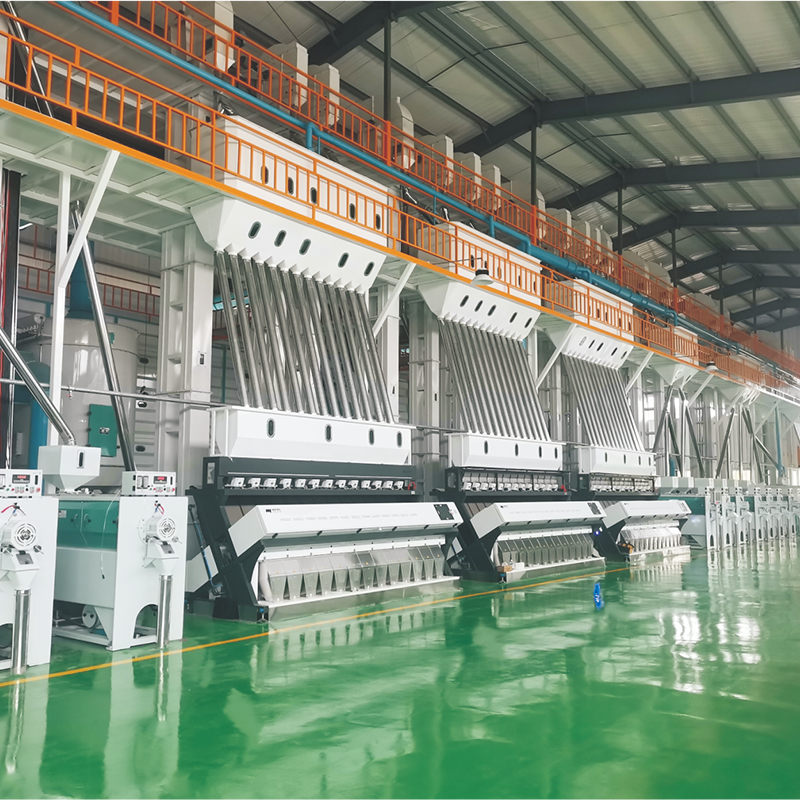 300,000-ton-per-year complete automated rice milling project 300,000-ton-per-year complete automated rice milling project
