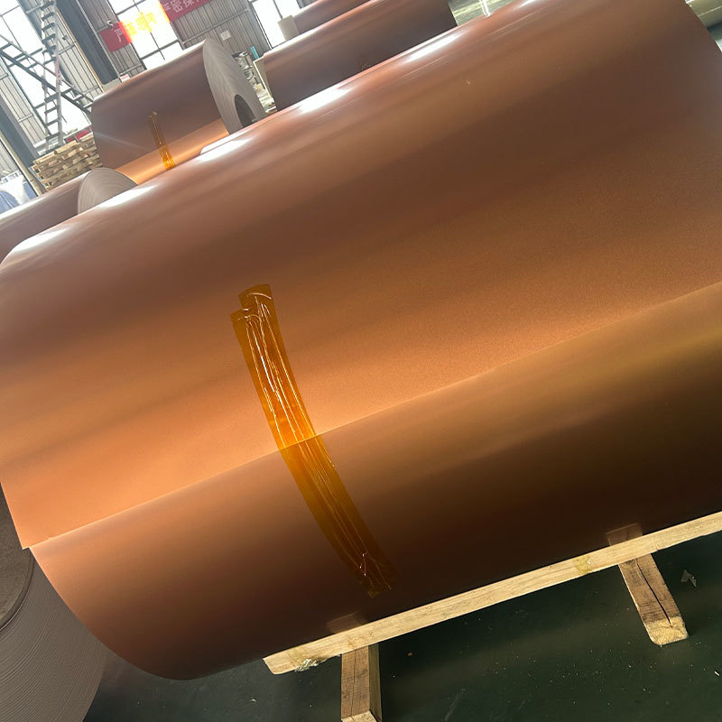 Color coated aluminum