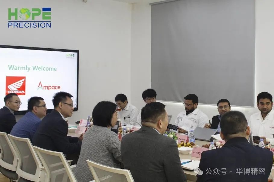 Honda客户莅临华博精密东莞公司，模塑专业能力获高度认可