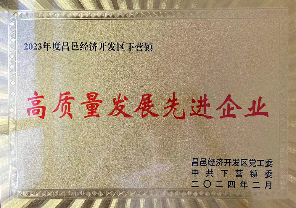 2024下營鎮(zhèn)高質(zhì)量發(fā)展先進單位
