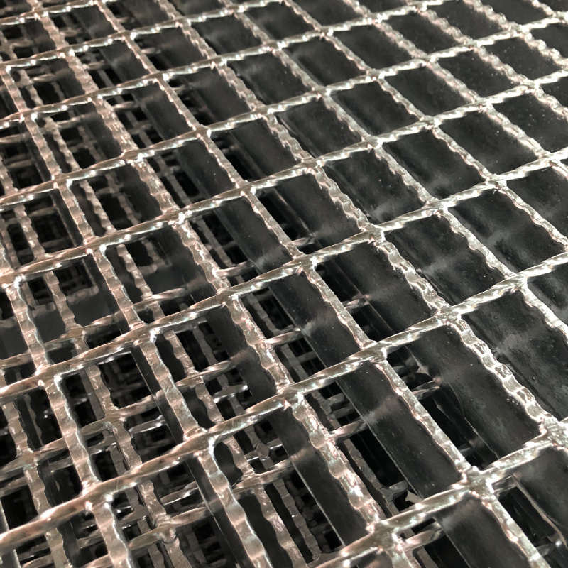 Press-welded steel grating