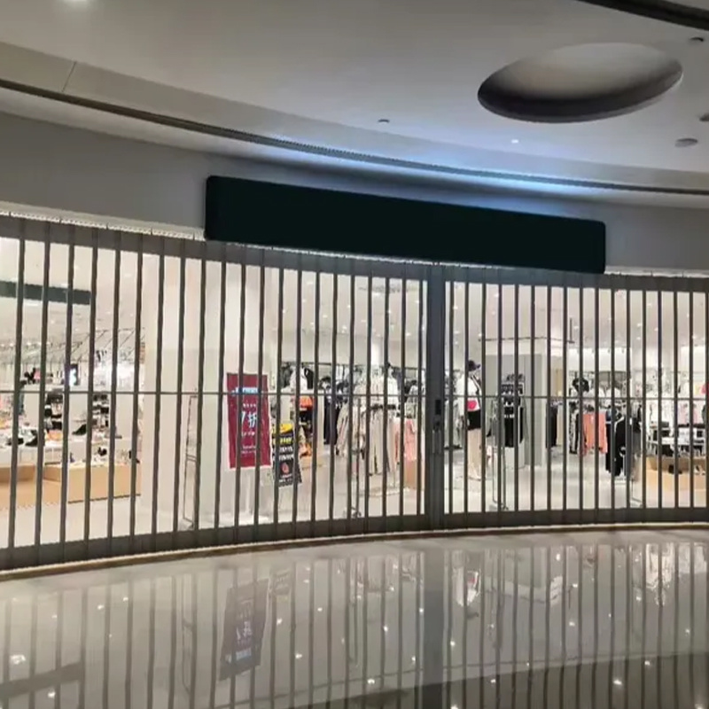 Modern aluminum grille design security Windows folding doors